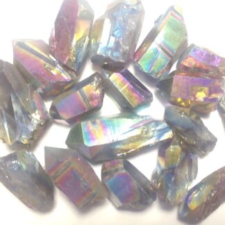 Titanium aura quartz for sale