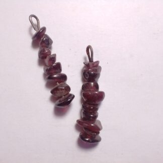 Garnet Chip Healing Pendant