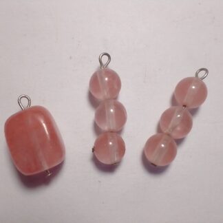 Pink Obsidian Healing Pendant