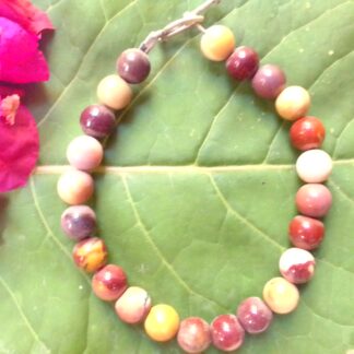 Mookaite Jasper Bead Bracelet for sale