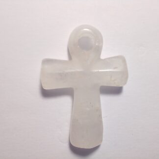 Clear Quartz Medium Ankh Pendant
