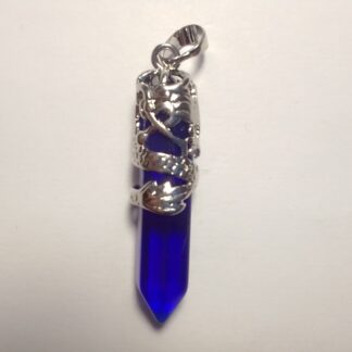 Blue Colored Point Pendant (F283)