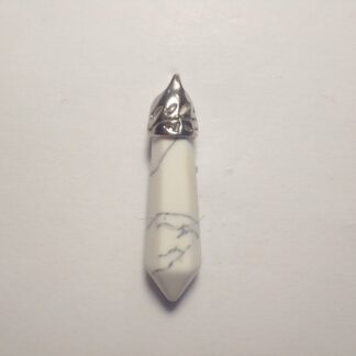 Howlite Natural Point Pendant