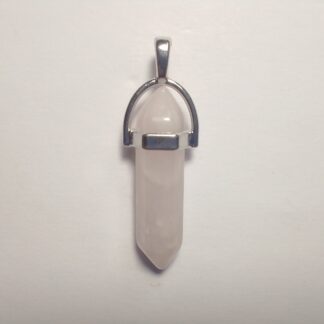 Rose Quartz Point Pendant (CD43)