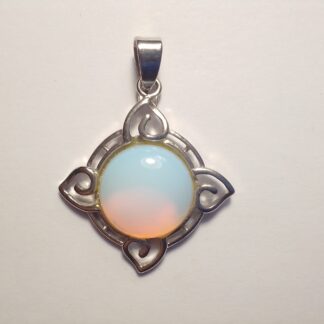 Opalite Plated Silver Pendant (F200)