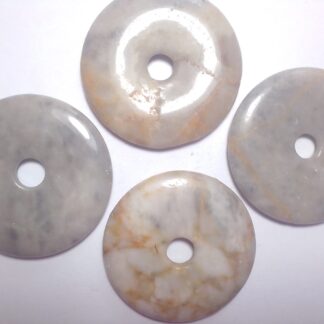 Pi Stone - Grey & Yellow Pendant