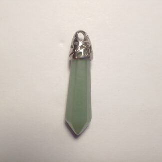 Aventurine Point Pendant - Green (F406)