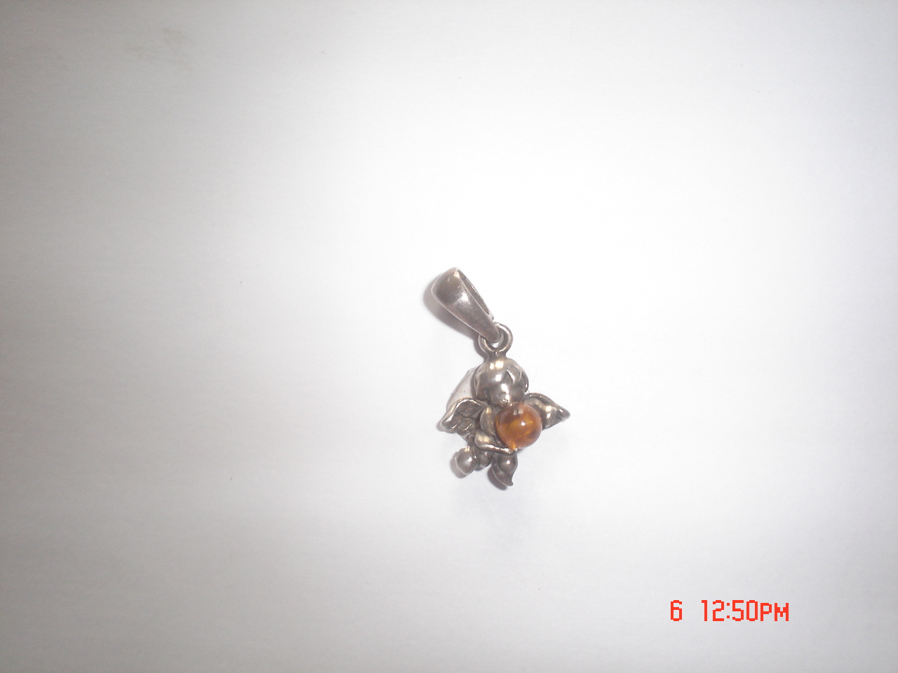 Amber Angel .925 Sterling Silver Pendant (STSP113)