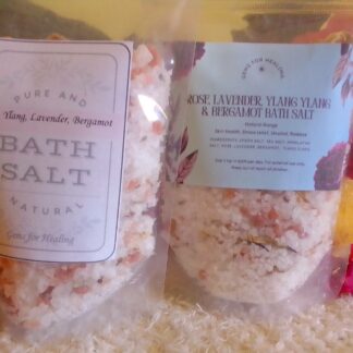 Rose and ylang ylang bath salt