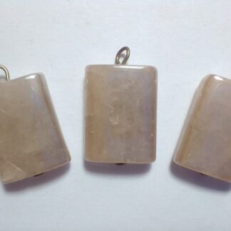 Honey calcite pendant