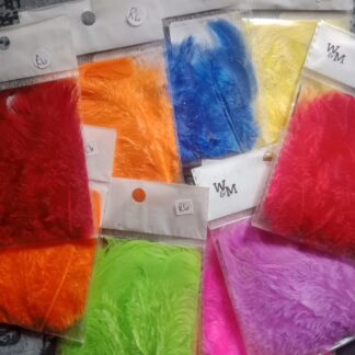 Mixed poultry feathers