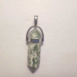 Moss Agate Point Pendant
