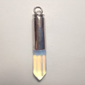 Opalite Plated Silver Point Pendant