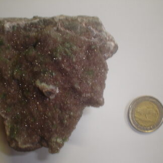 Cobalto Calcite Malachite Brown quartz Druzy