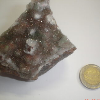 Cobalto Calcite Malachite Brown quartz Druzy