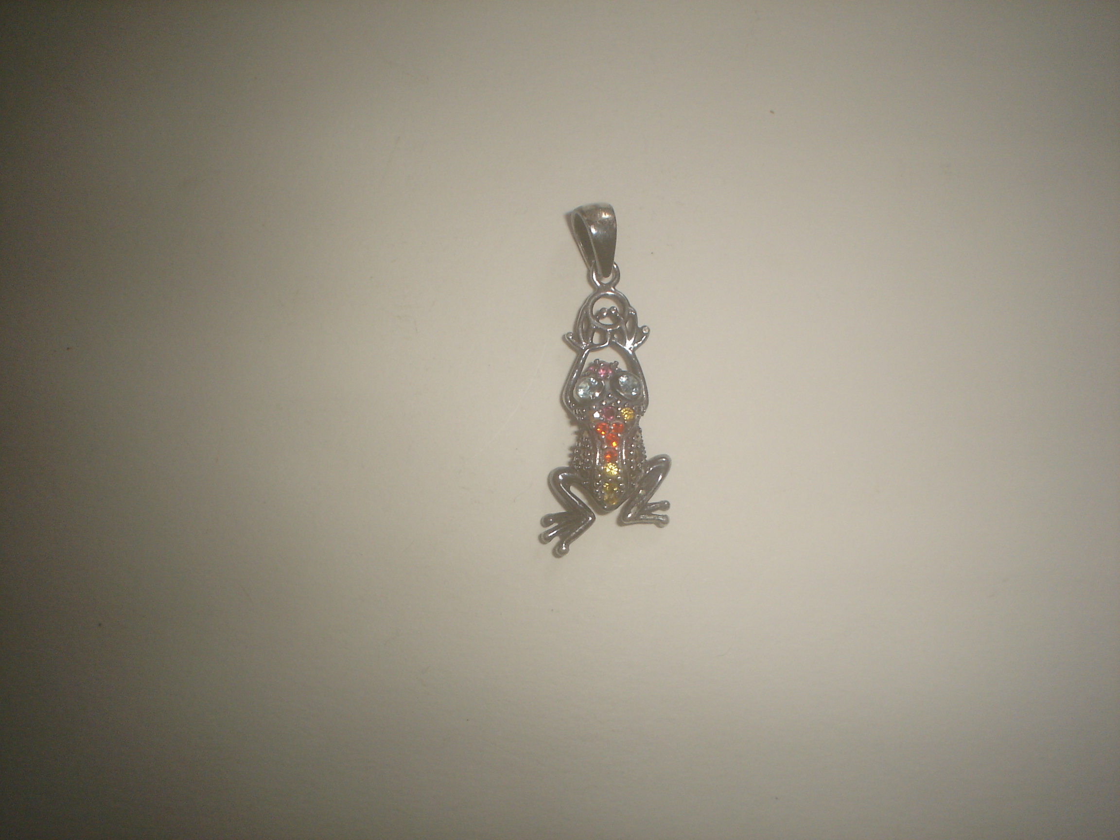 Cubic Zirconia .925 Sterling Silver Pendant (STSP88)