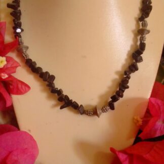 Onyx stone necklace