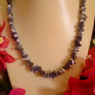 Sodalite stone necklace