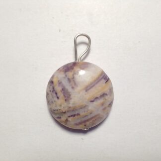 Charoite Round Stone Pendant (SX6)