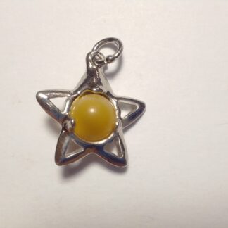 Chrysoberyl (Cat's Eye) Star Pendant
