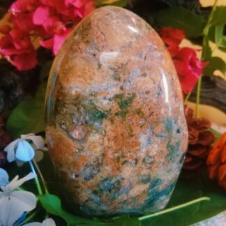 Free standing ocean jasper