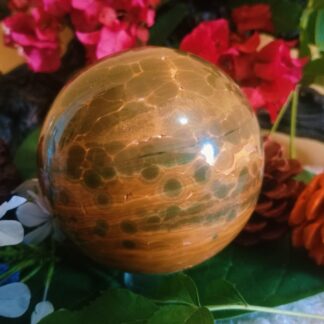 Sea jasper stone ball