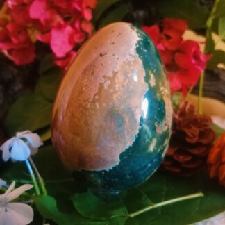 large ocean jasper egg