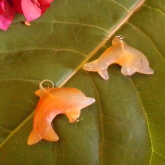 carved carnelian fish shape