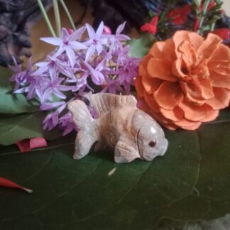 carved jasper fish