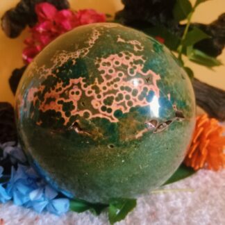 Large ocean jasper ball