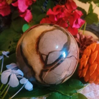 septarian jasper crystal ball