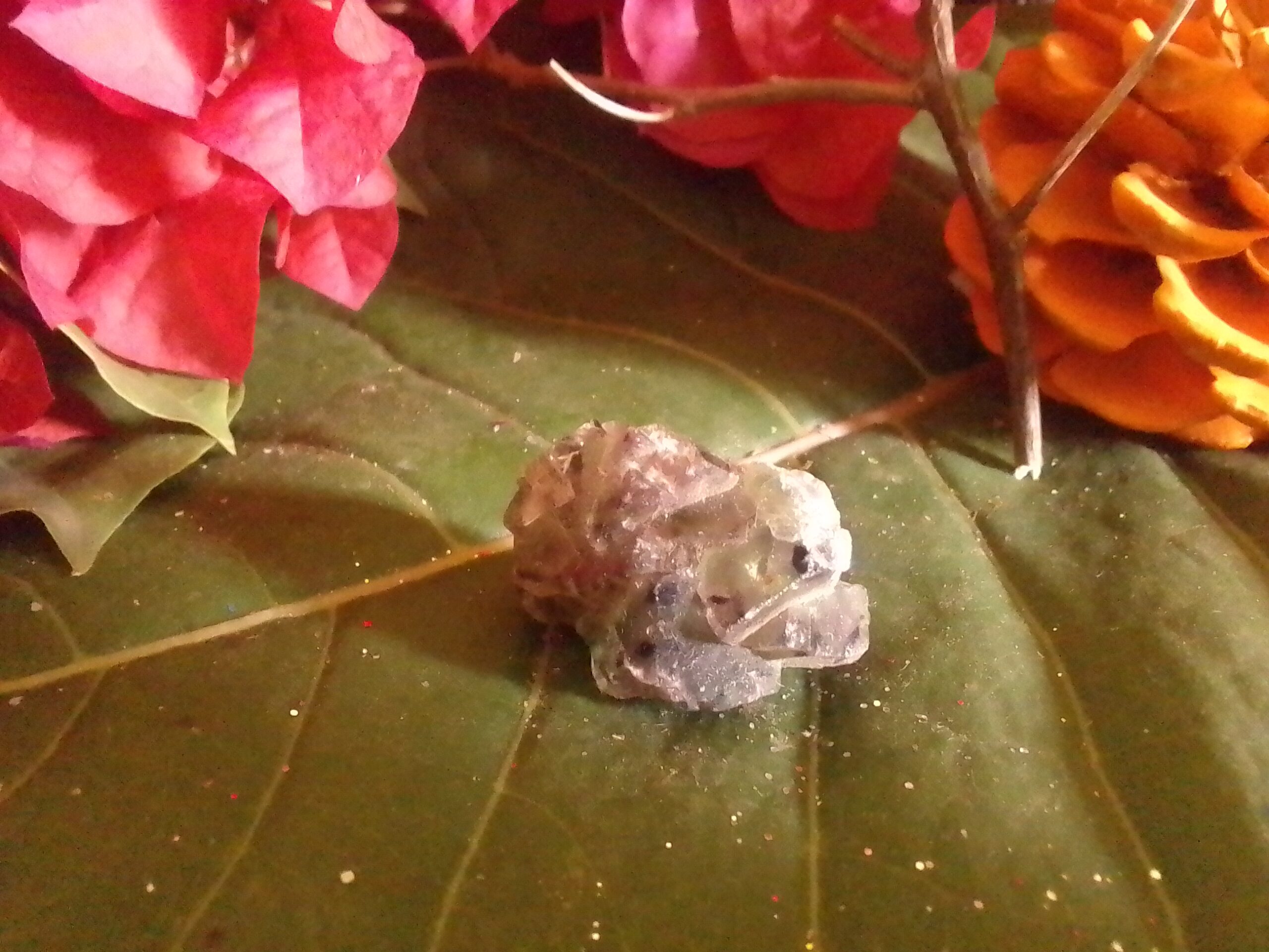 Purple fluorite stone available