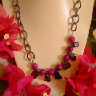 Smokey quartz jewelry necklace