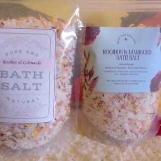 Rooibos and calendula bath salt