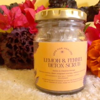 Fennel and lemon salt scrub for sale